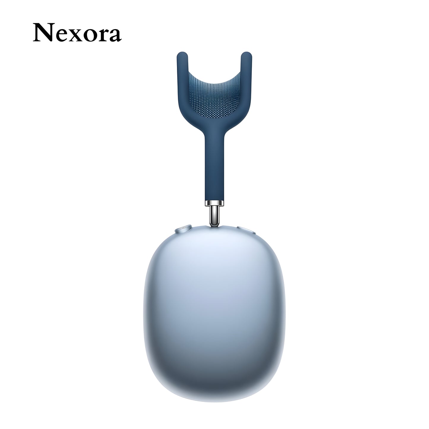 Nexora Max Wireless Headphones with Premium Over-Ear Design & Luxury Matte Finish (Blue)